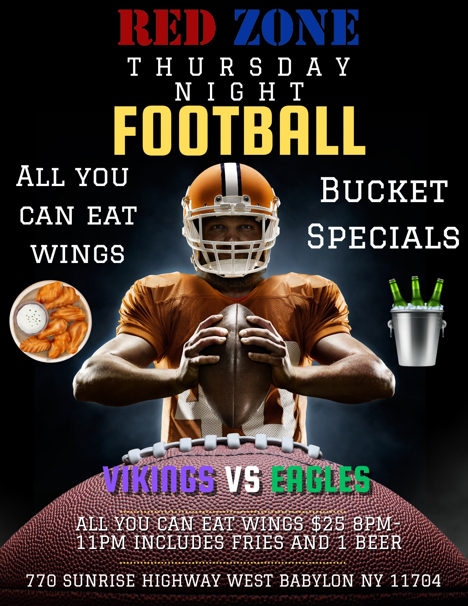 Thursday Night Football & All-You-Can-Eat Wings