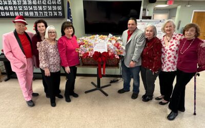 Mangano Family Funeral Homes Donates Scratch-Off Lottery Tickets to Seniors at Spangle Drive Senior Center