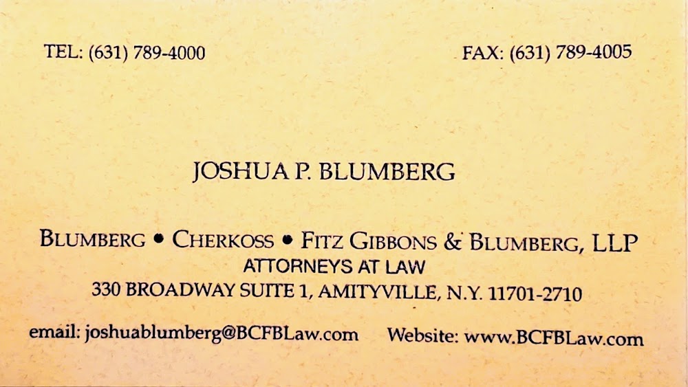 Joshua Blumberg Esq.
