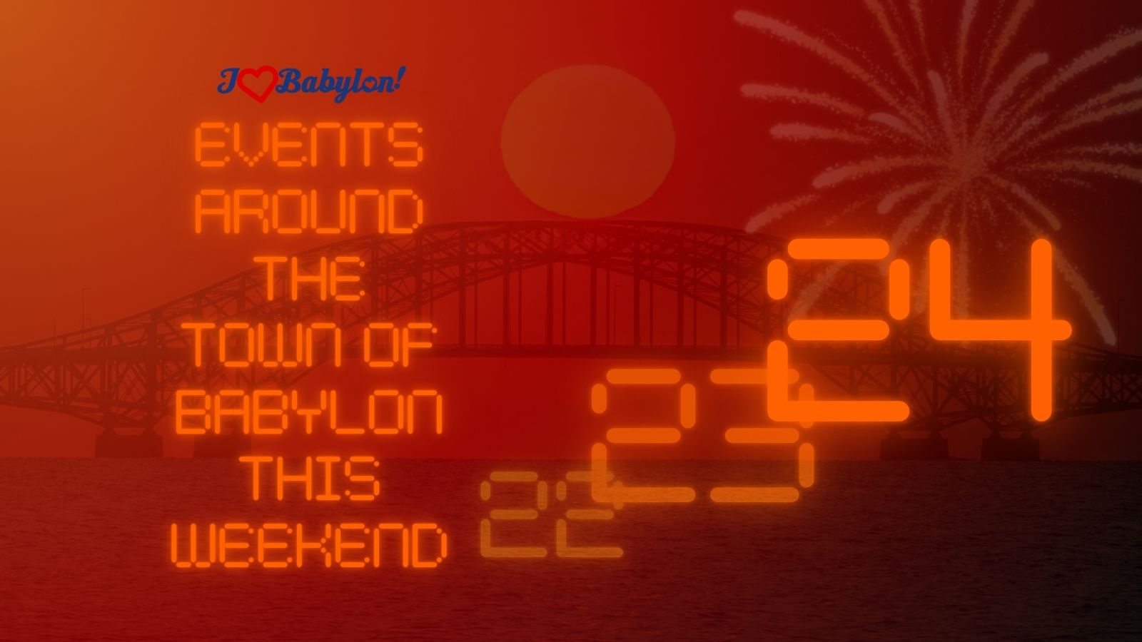 The Countdown begins this Weekend… August 22, 23, 24, 2025