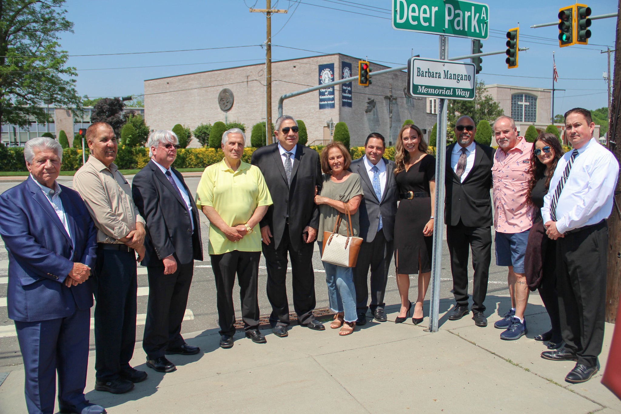 Barbara Mangano Honored with Street Renaming in Deer Park