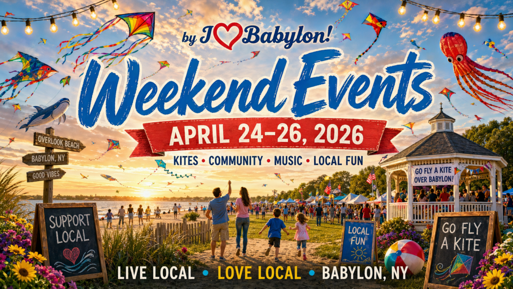 This Weekend’s Events Around the Town of Babylon NY~April 24–26, 2026