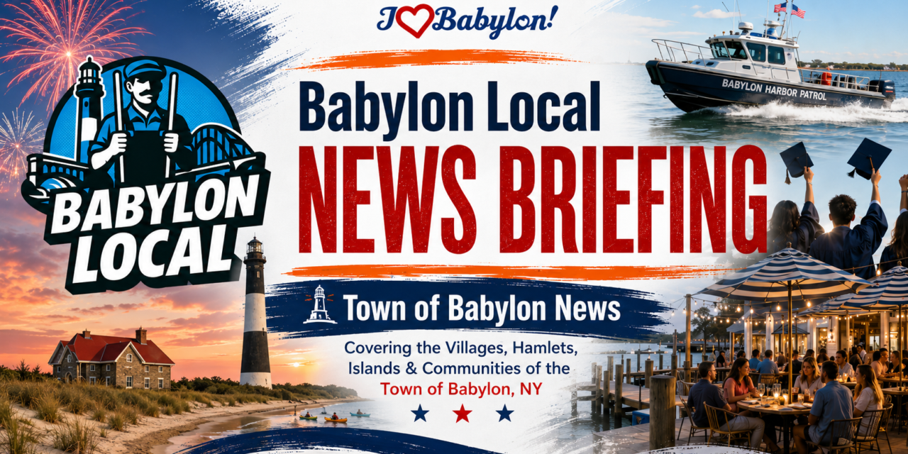 Babylon Weekend Briefing: Toddler Rescue, Toxic Algae, a $777K Rescue Boat & a Waterfront Café Open Their Doors