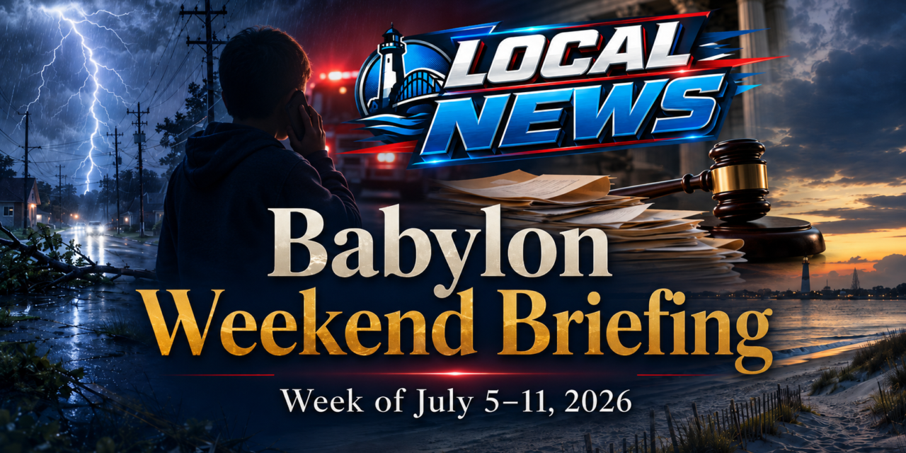 Babylon Weekend Briefing: Storm Outages, a Boy’s 911 Rescue, and the Gilgo Case Closes