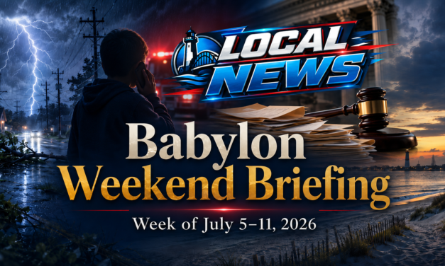 Babylon Weekend Briefing: Storm Outages, a Boy’s 911 Rescue, and the Gilgo Case Closes