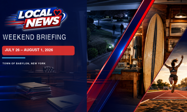 Babylon Weekend Briefing: A Lindenhurst Neglect Case, Intruders at the Gilgo Killer’s Door, and a Surf Legend Honored