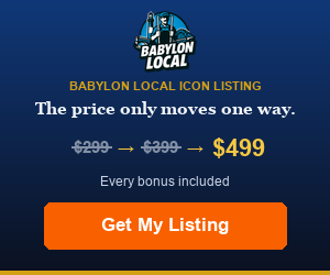 Advertise to Babylon Locals - Founding Icon Member spots