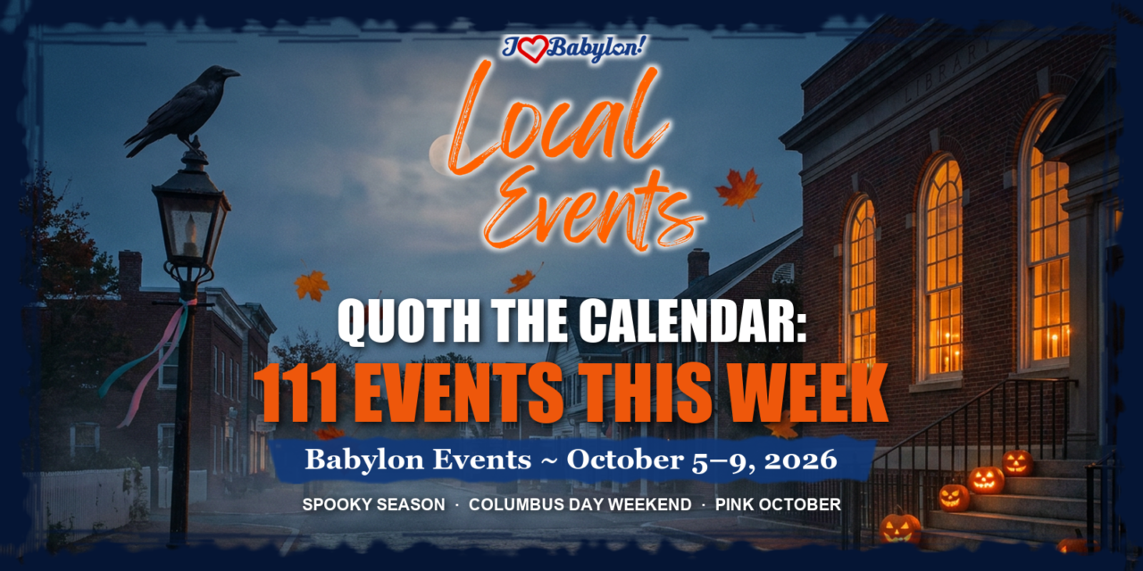 Quoth the Calendar: 111 Events This Week – Local Events Oct 5-9