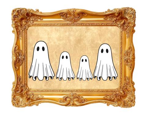 Ghost Family Portrait original event artwork for October 28