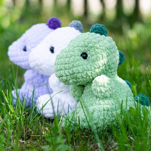 Crochet a Dino Plushie — image from the organizer’s event page