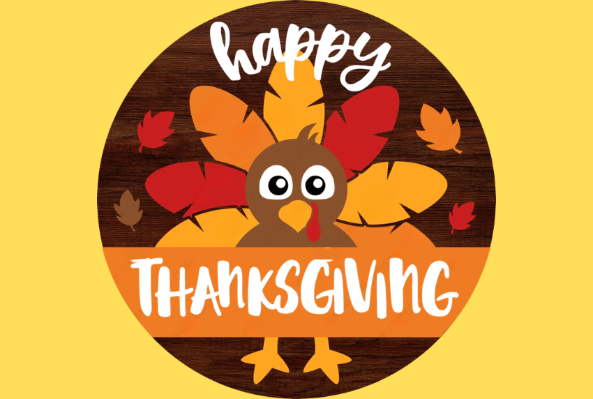 Maker Monday: Happy Thanksgiving Door Sign