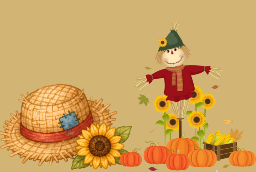Sunflower Hat and Scarecrow Craft